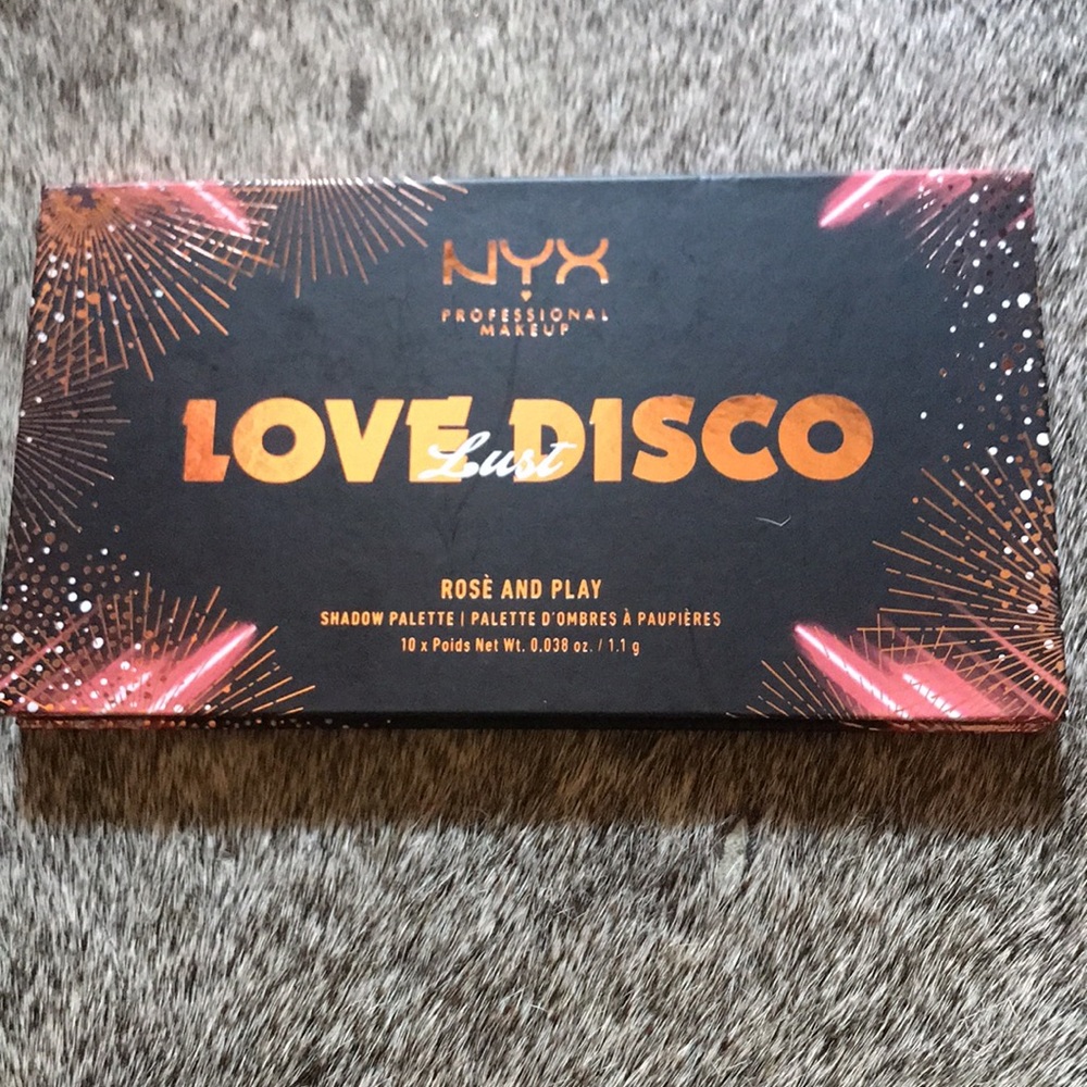 NEW NYX Love Lust Disco Rose Eyeshadow Palette - Picture 4 of 7